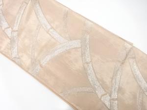 アンティーク　竹格子模様織り出し袋帯（材料）